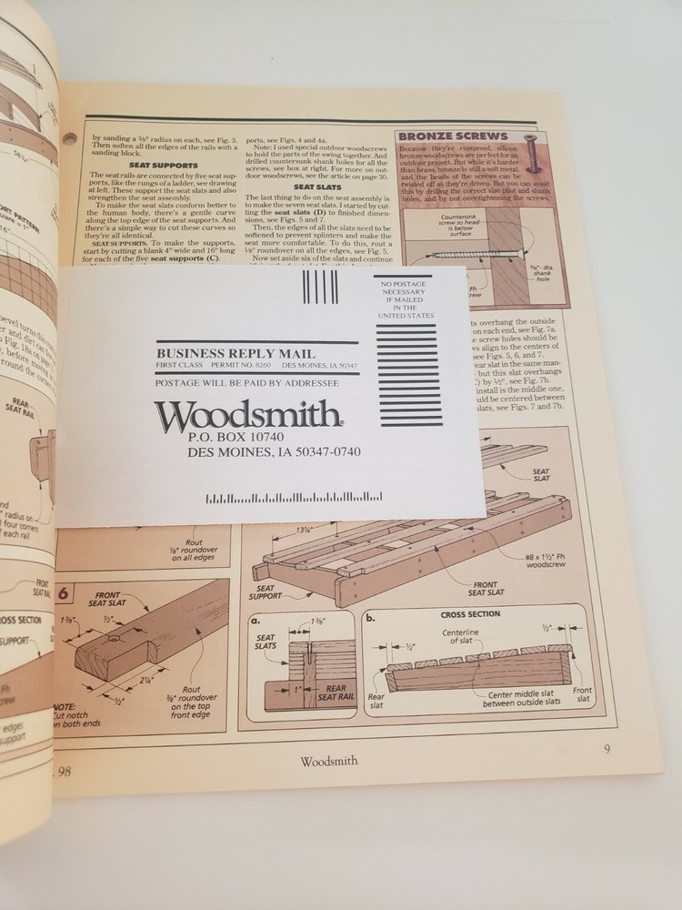 Woodsmith Magazine April 1995