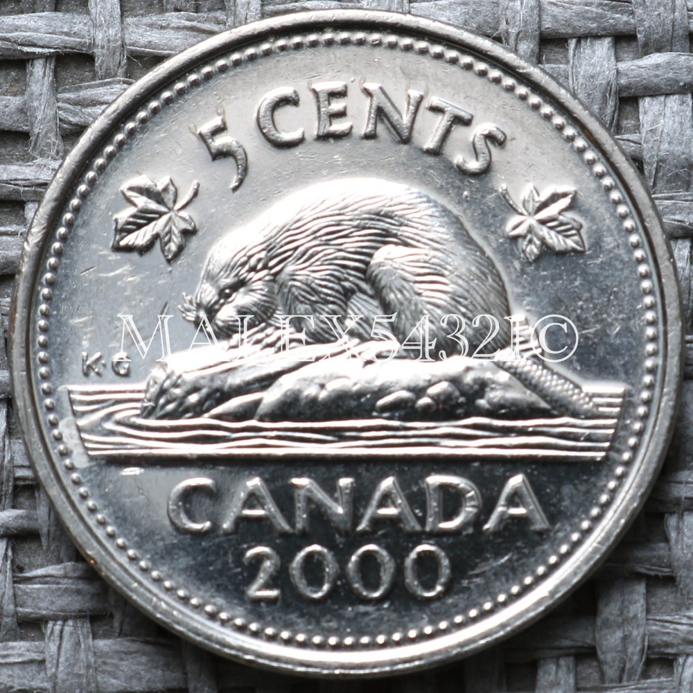 🇨🇦​ CANADA *LOW MINTAGE* 2000P 5 CENTS NICE CIRCULATED