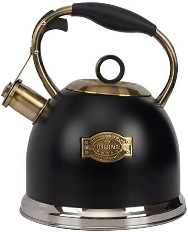 Tea Kettle -3.0 Quart Tea Kettles Stovetop Whistling Teapot Stainless Steel Tea