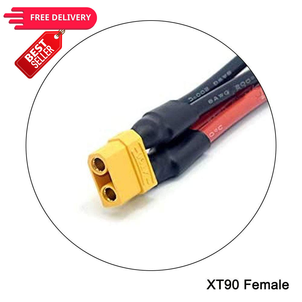FLY RC 2pcs XT90 Plug Parallel Battery Connector Cable Style...