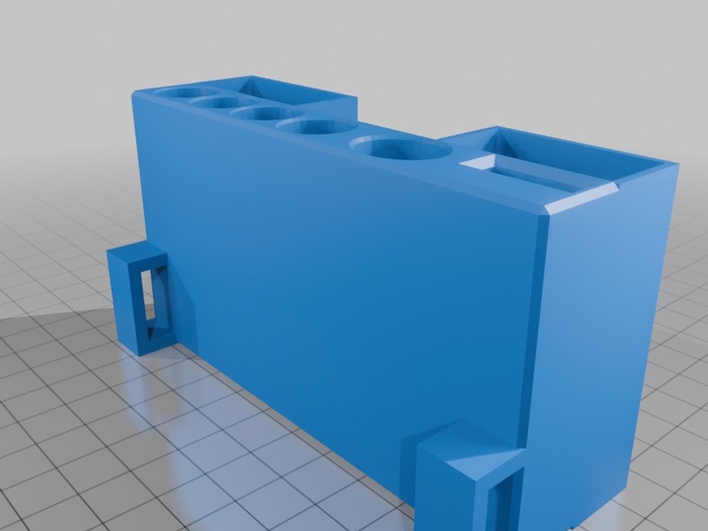 Desk Organizer Mounted Tool Holder for Craft Scissors Pens Weeding Tools - Under