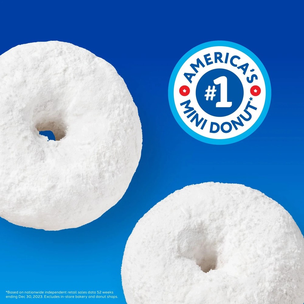 Hostess Donettes, Powdered Mini Donuts, 10 Oz Bag