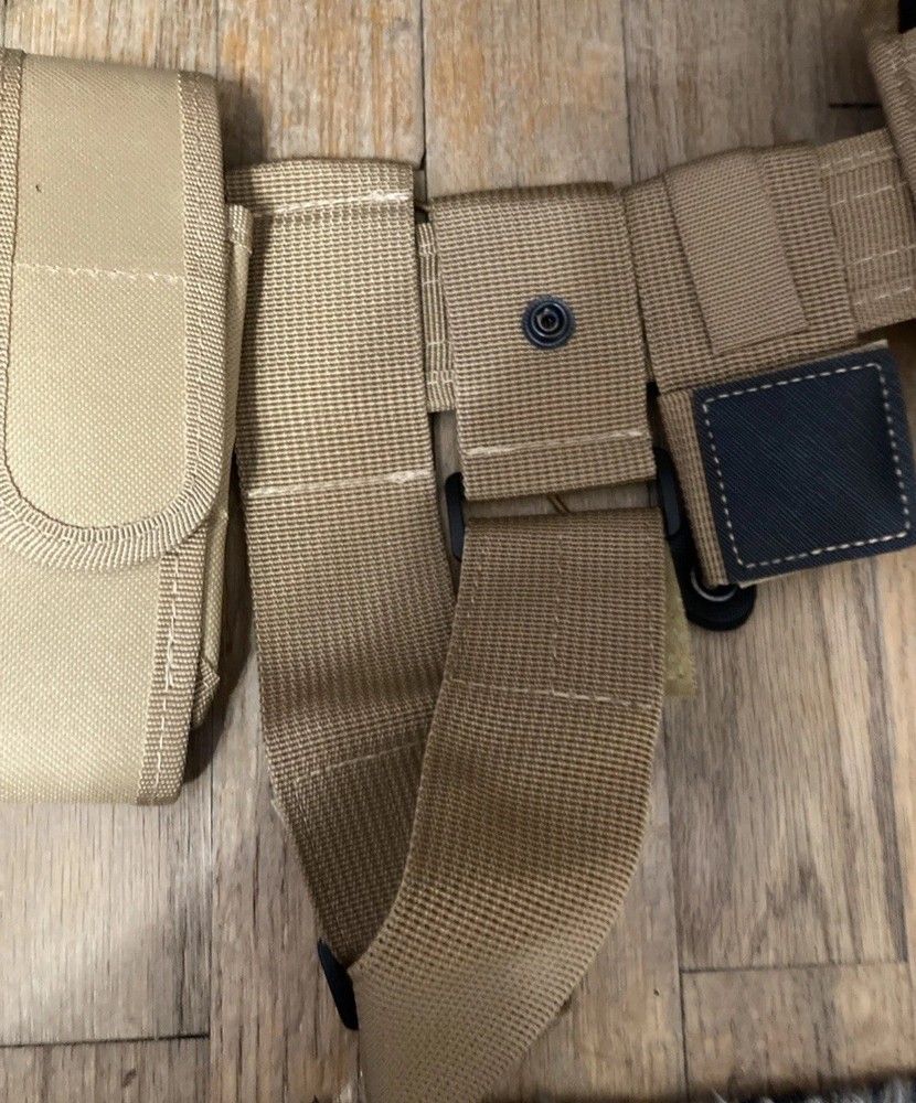 Tactical Duty Pouch Belt Khaki
