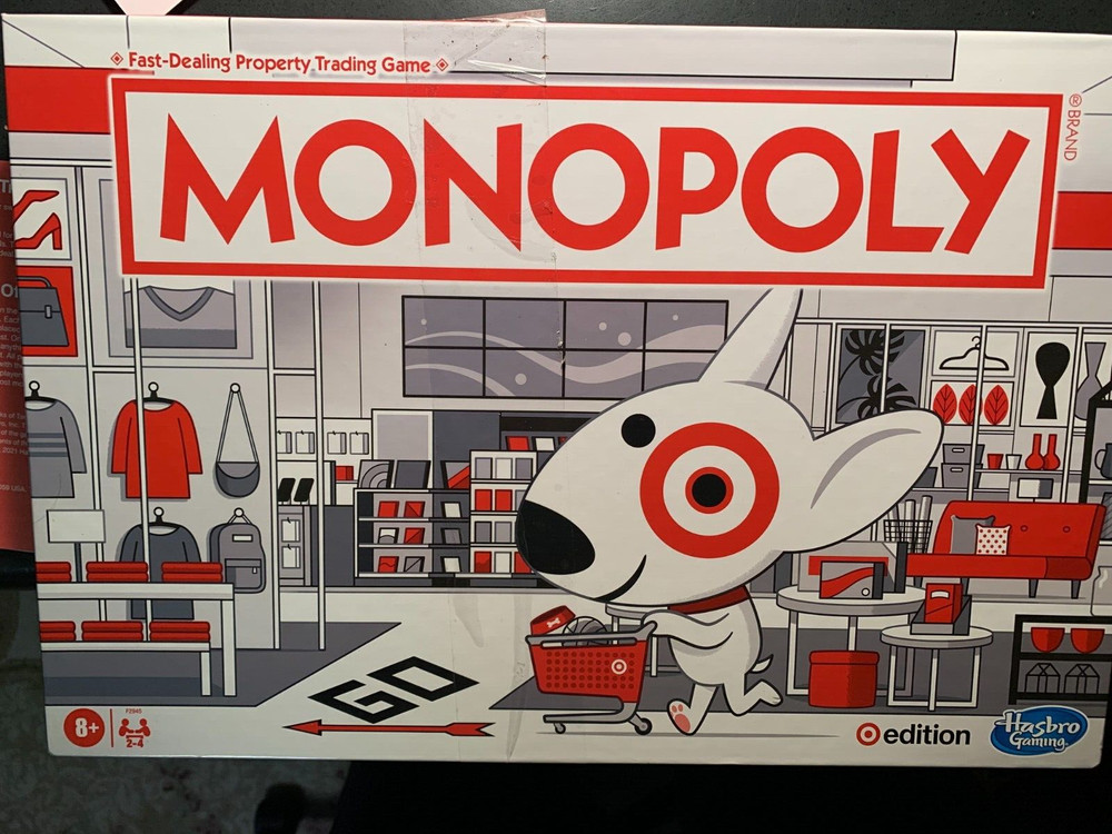 Monopoly Target ITEM CARD Coffee 2021 Game Replacement