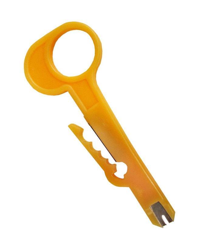Punchdown and Strip Tool for Networking
