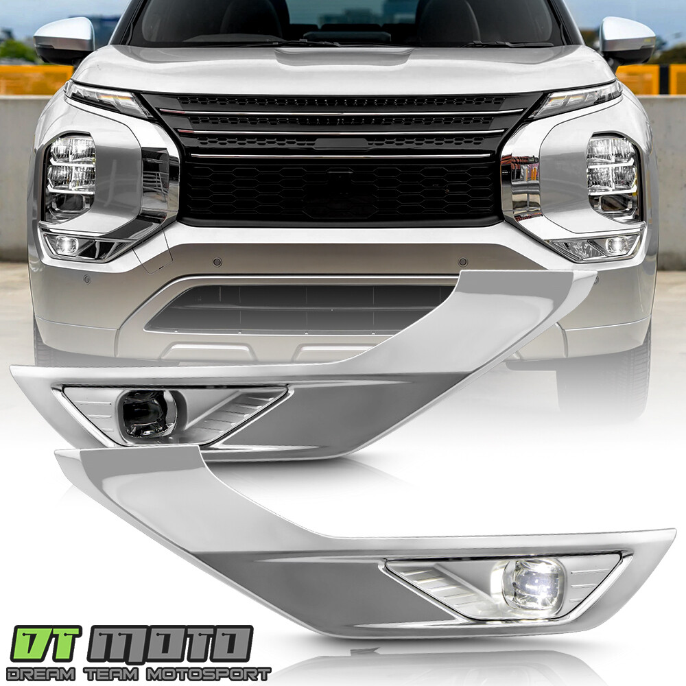 For 2022-2024 Mitsubishi Outlander LED Bumper Fog Lights Driving Lamps w/ Switch