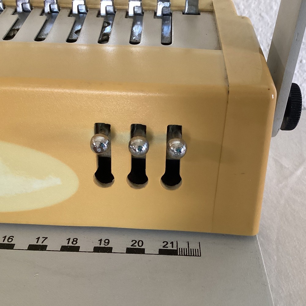 Offi-Bind Comb Punch and Binder Used Working