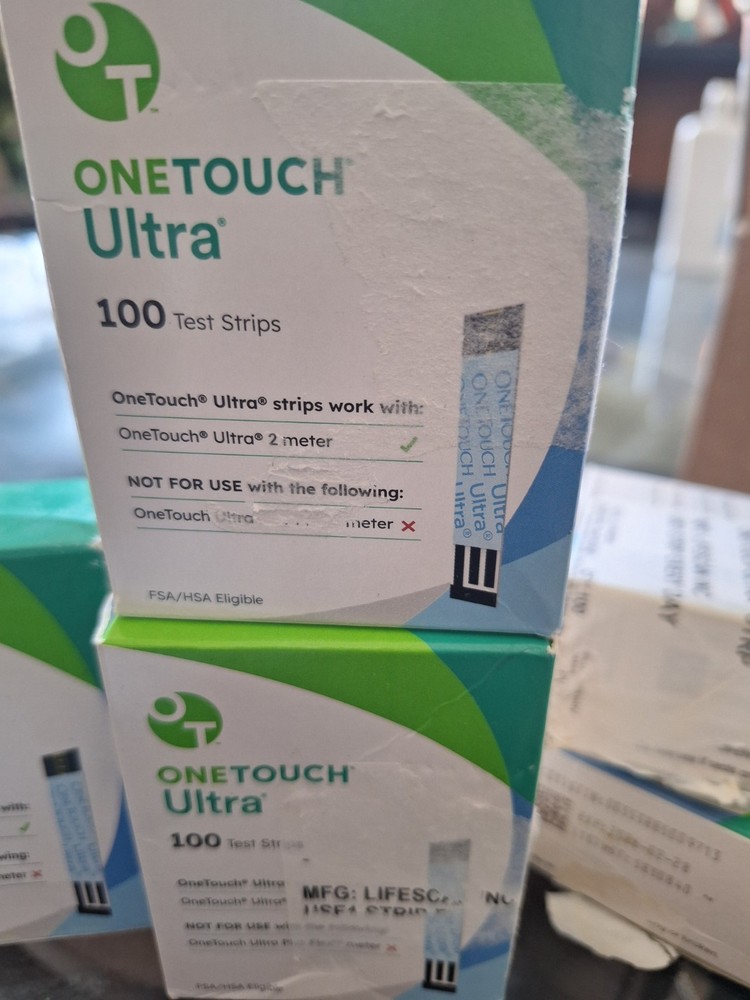 One Touch Ultra Test Strips 2-Pack 100