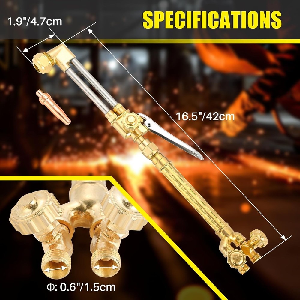 Medium Duty Victor Cutting Attachment Torch Handle Oxygen/Acetylene