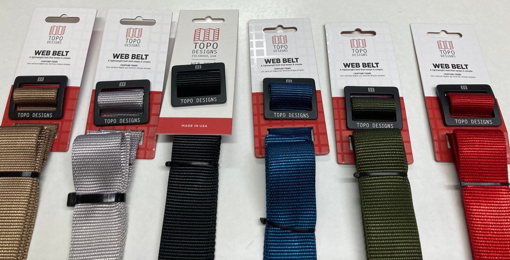 Topo Designs web belt NEW WITH TAG