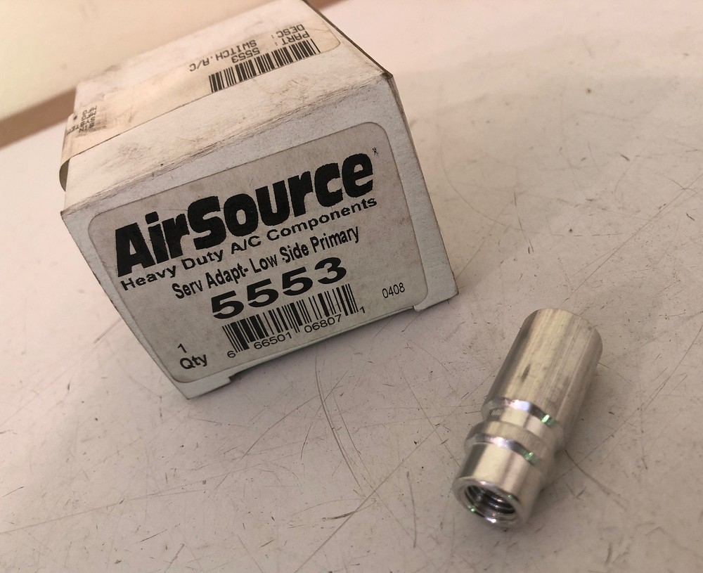 GENUINE AIR SOURCE SERV ADAPTOR LOW SIDE PRIMARY 5553 NEW OEM