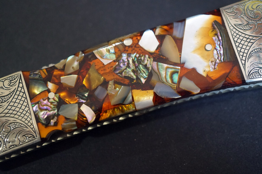 HARVEY McBURNETTE Custom Front Lock Folder Knife RARE RARE