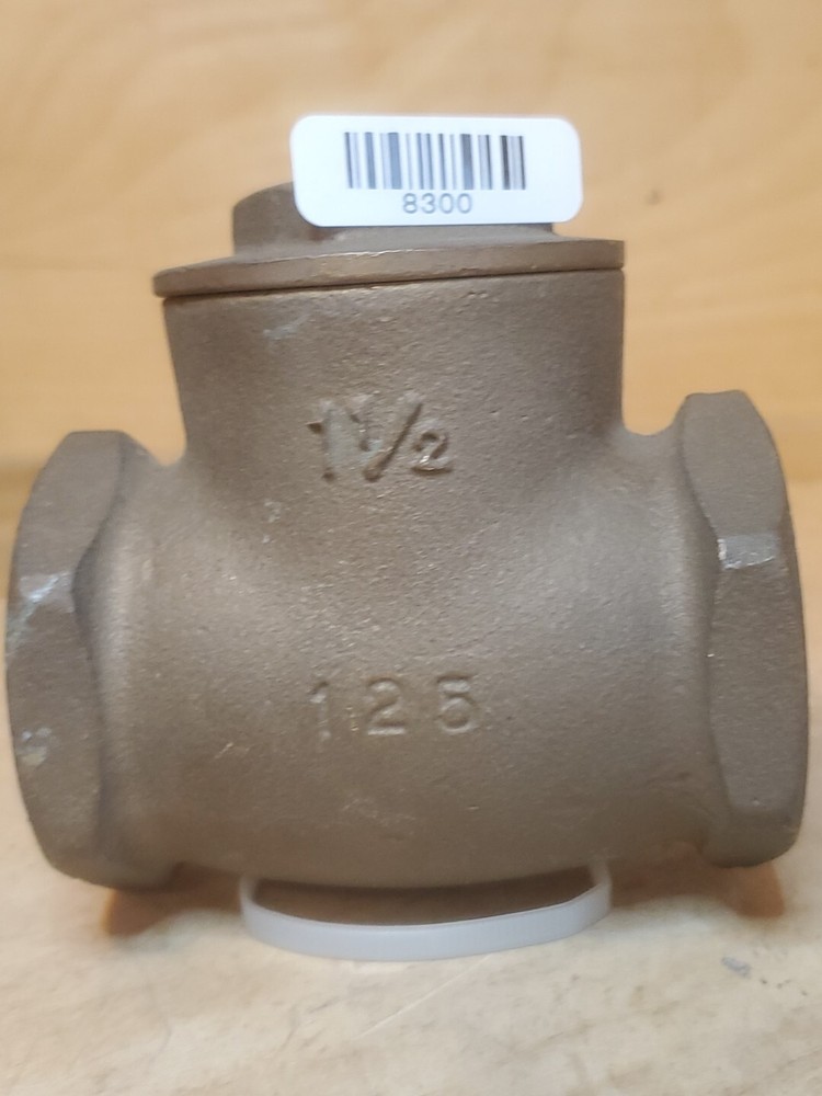 Hammond Check Valve 1-1/2" Flap Brass