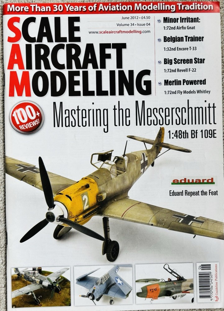 SCALE AIRCRAFT MODELLING MAGAZINE LOT (6 ISSUES) 2011,2012