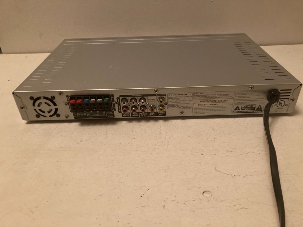 Durabrand Digital Home Theater System HT-400 5.1 Channel Untested