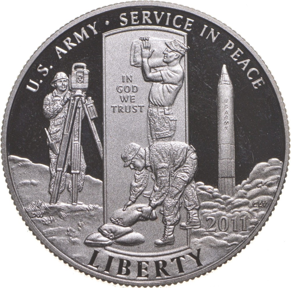 2011 Proof Army Commemorative Half Dollar