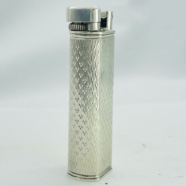 Working Dunhill Gas Lighter silver Sylphide without box