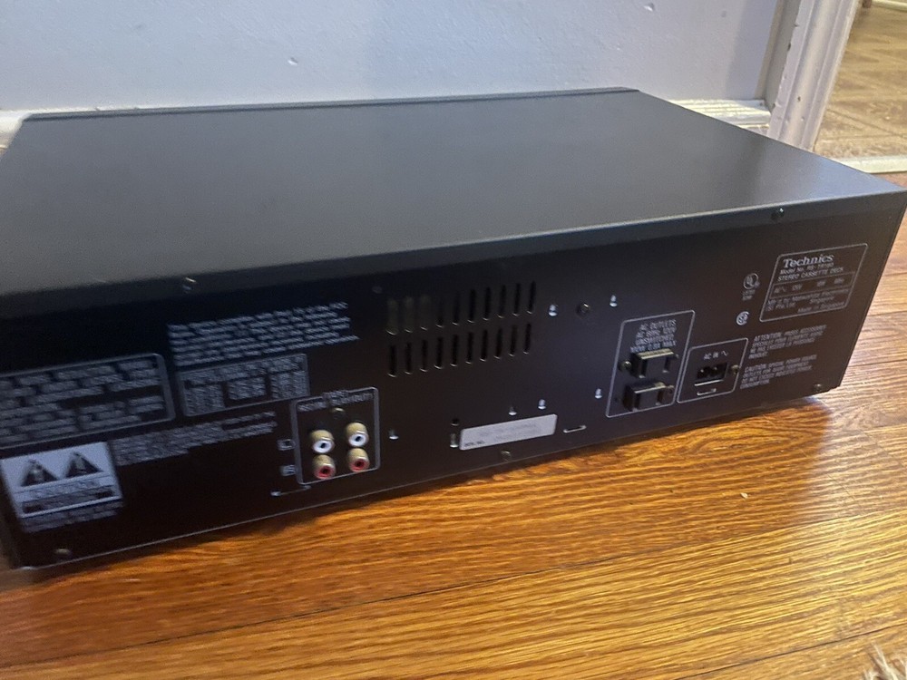 Technics RS-TR180 Dual Tape Cassette Deck Not Working As Is Project