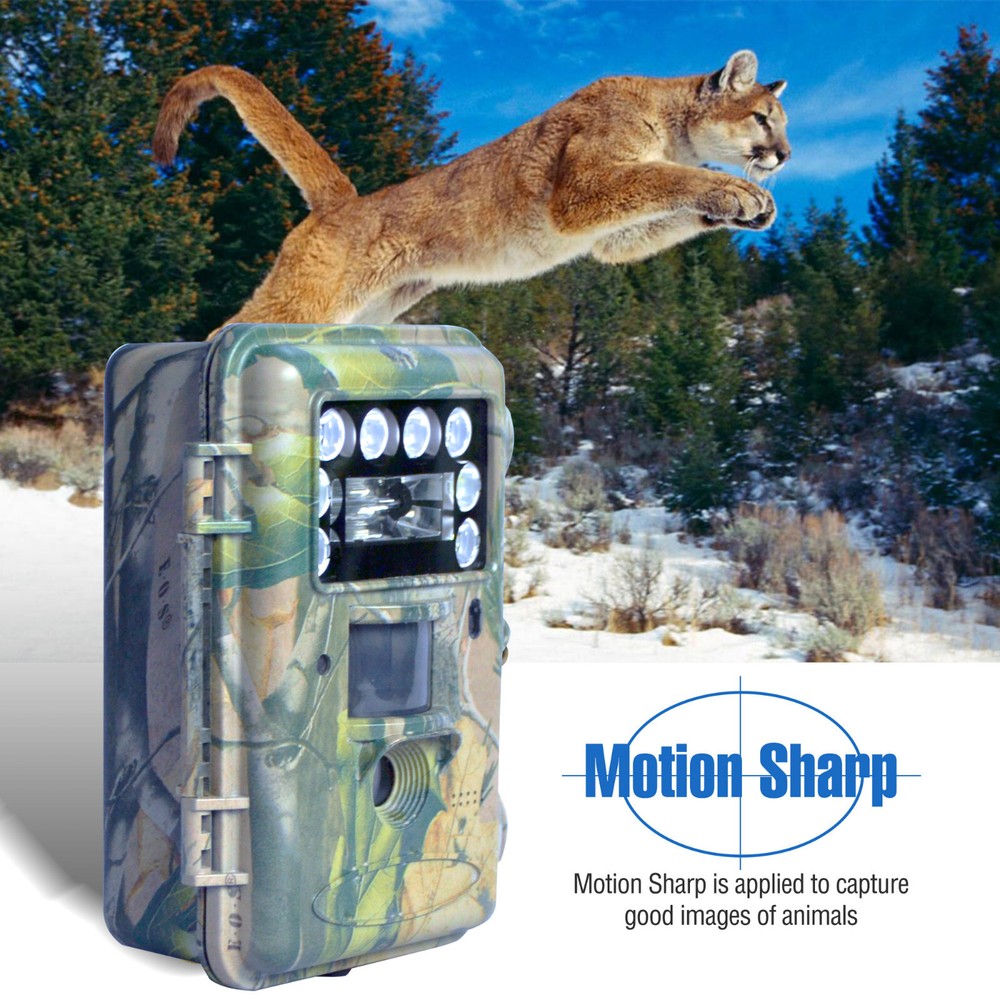 Trail Camera Game Deer Hunting Camera Night Vision White LED flash Waterproof