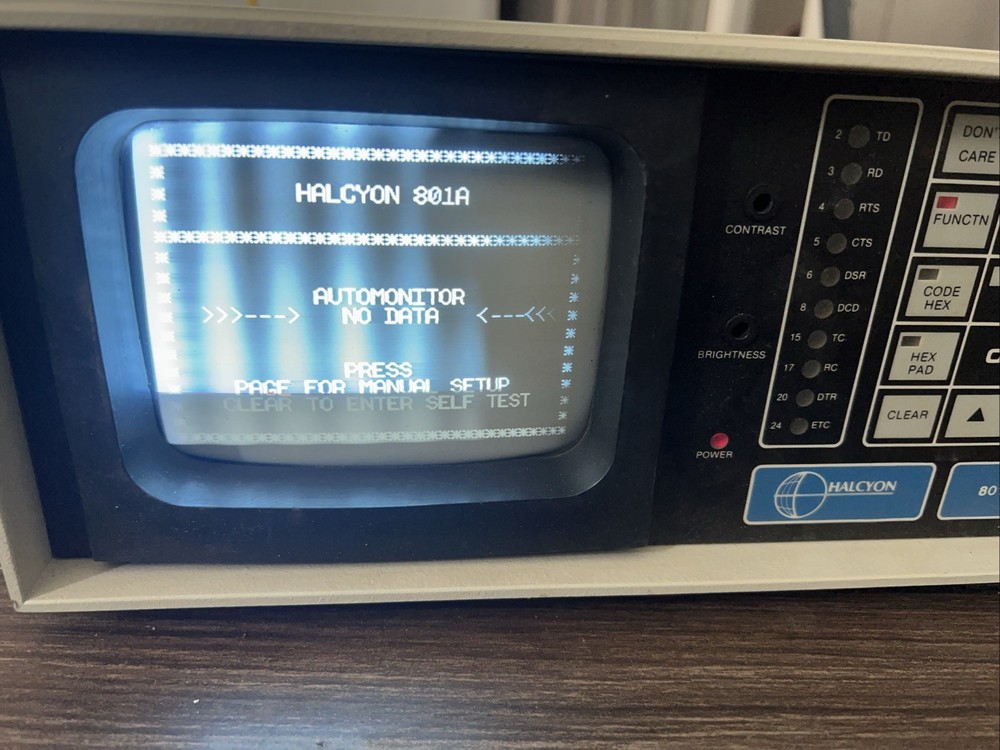 Vintage Halcyon 801A Mini Fox Telecom Test Set