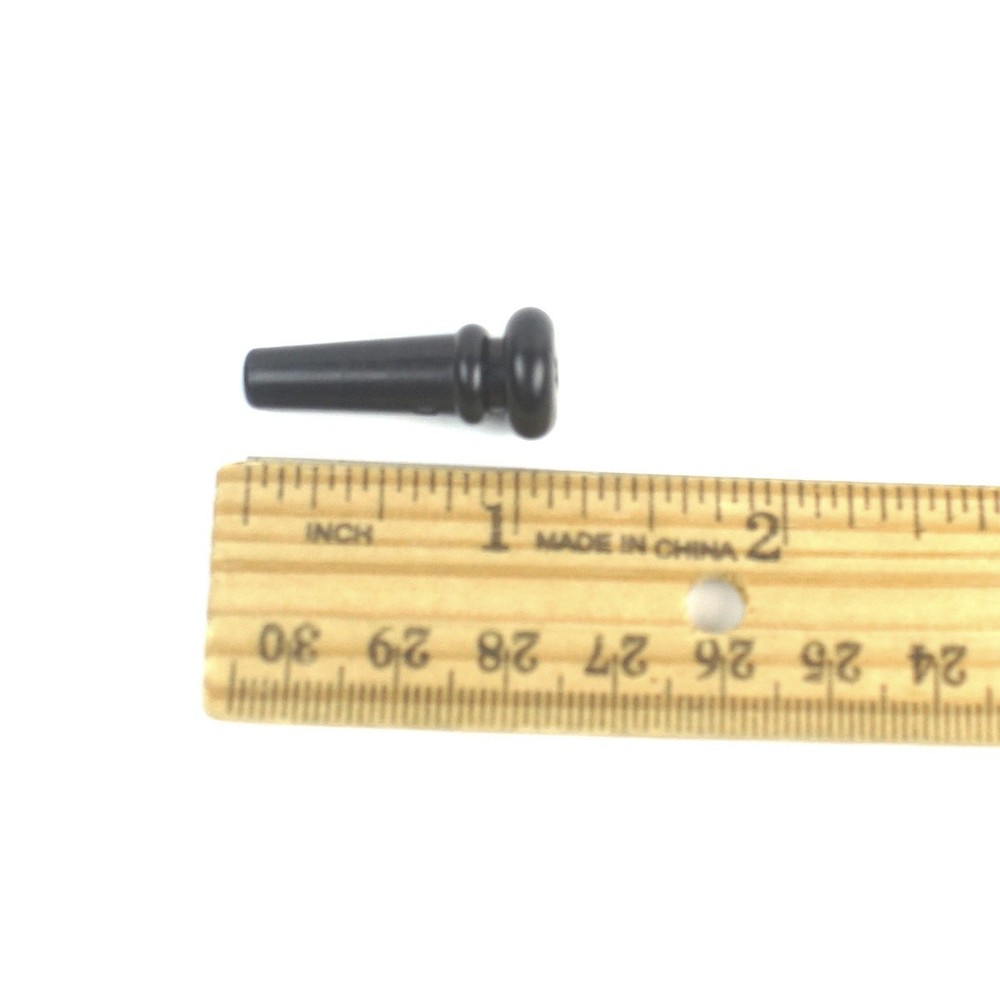 General Plastic Strap Button Endpin For Acoustic Guitar , Black/no dot