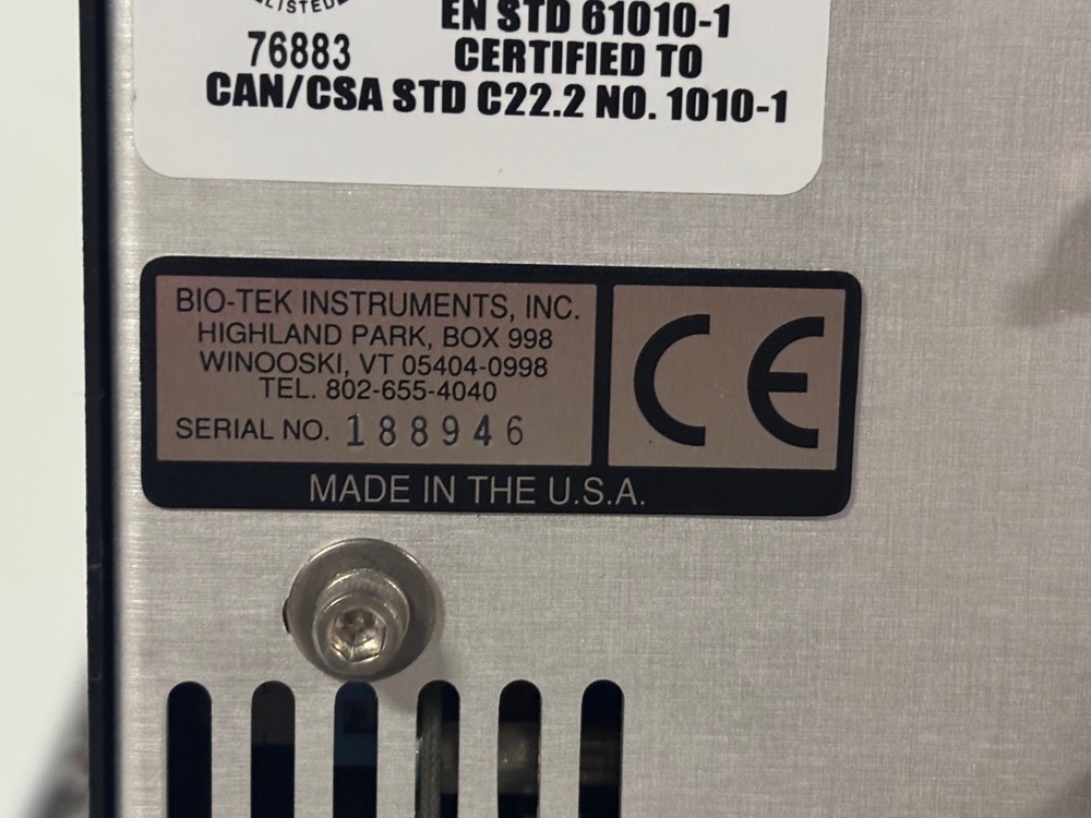 Bio-Tek Instruments PowerWave Microplate Reader, Absorbance Spectrophotometer