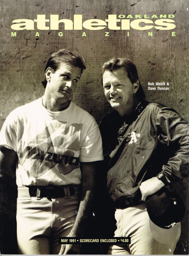 1991 May Oakland A's Athletics Magazine MLB Baseball PROGRAM