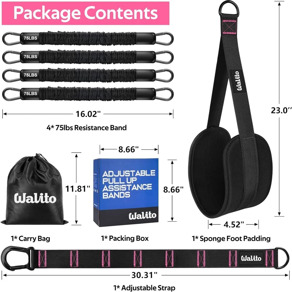 Pull up Assistance Bands, Heavy Duty Resistance Bands for Pull up Bar, Pull up A