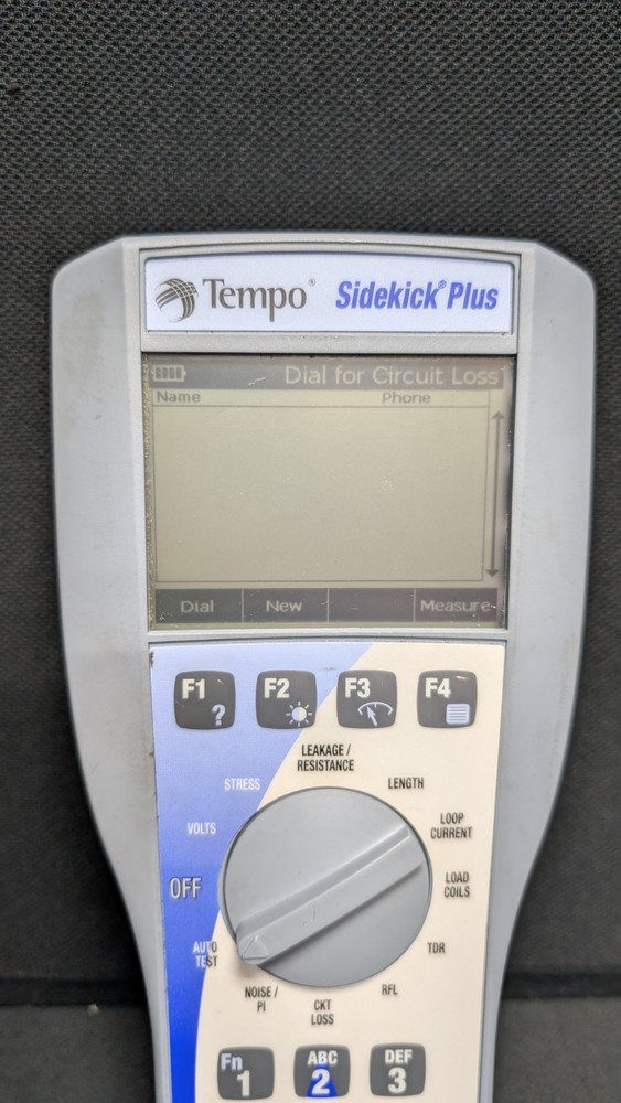 TEMPO GREENLEE SIDEKICK PLUS TWISTED PAIR CABLE MULTI TESTER see description!