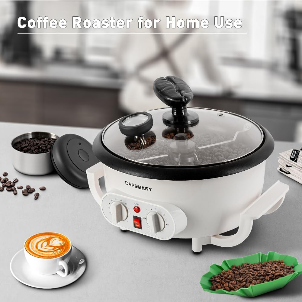 Home Coffee Bean Roaster Machine - Coffee Bean Handle Design Electric Automatic