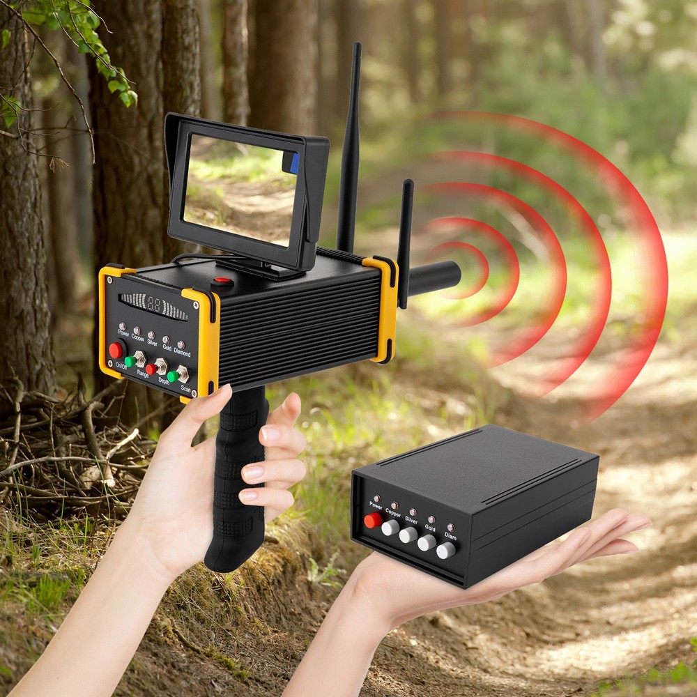 Metal Detector Kit, Detecting Machine, Underground Metal Scanner W/ LCD Display