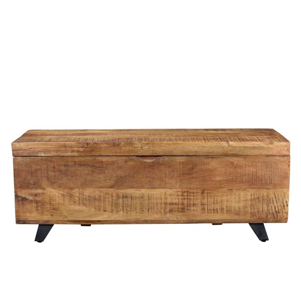 Anaheim Rockefeller Solid Wood Storage Chest in Natural