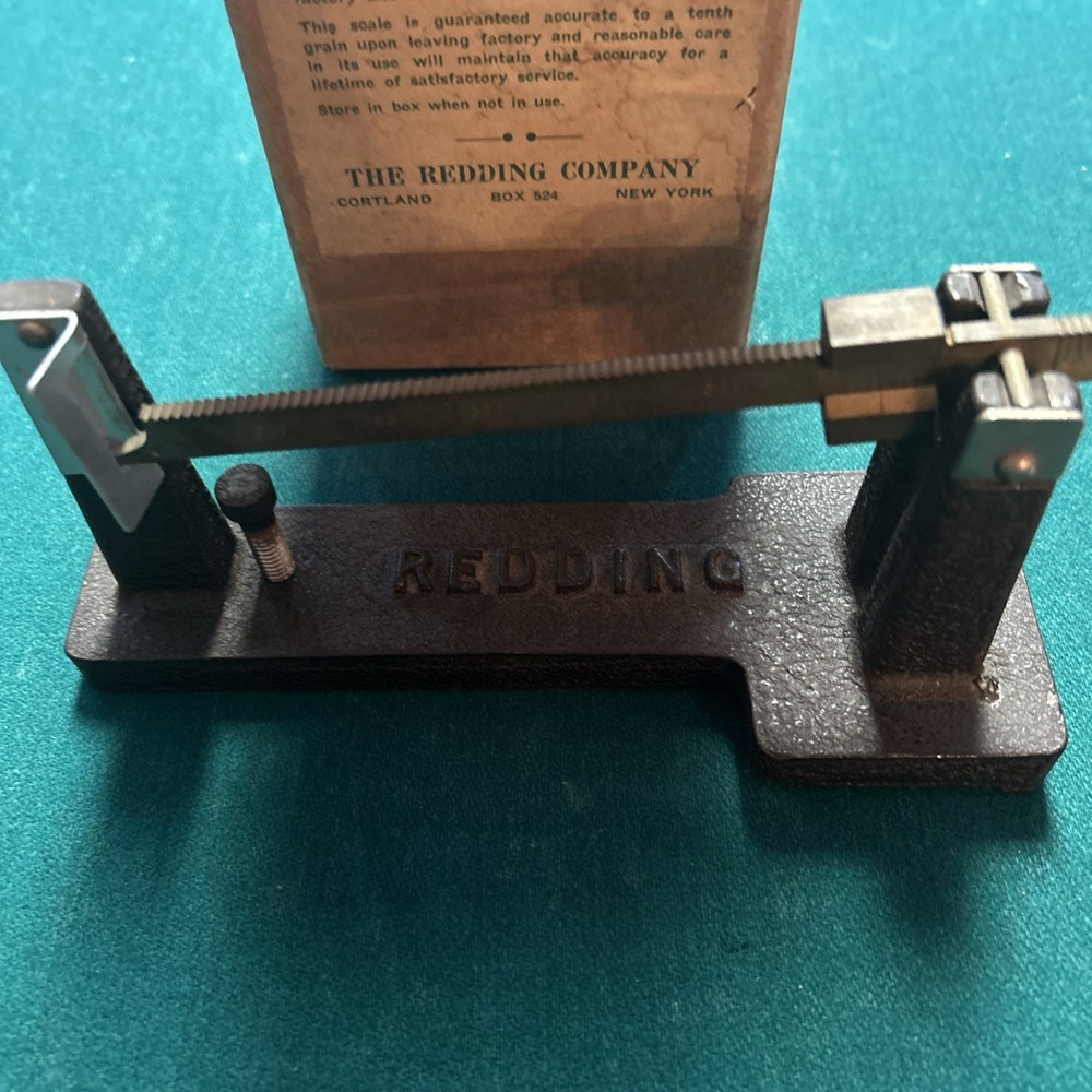 Vintage Redding Powder And Bullet Reloading Scale