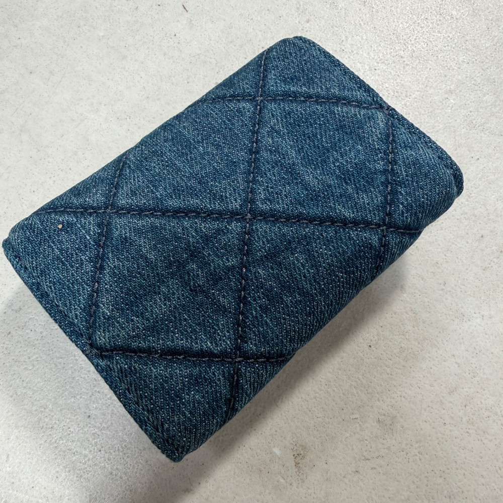 TORY BURCH WILLA DENIM CARD CASE
