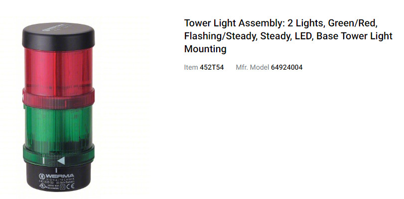 Werma Signaltechnik Tower Light Assembly