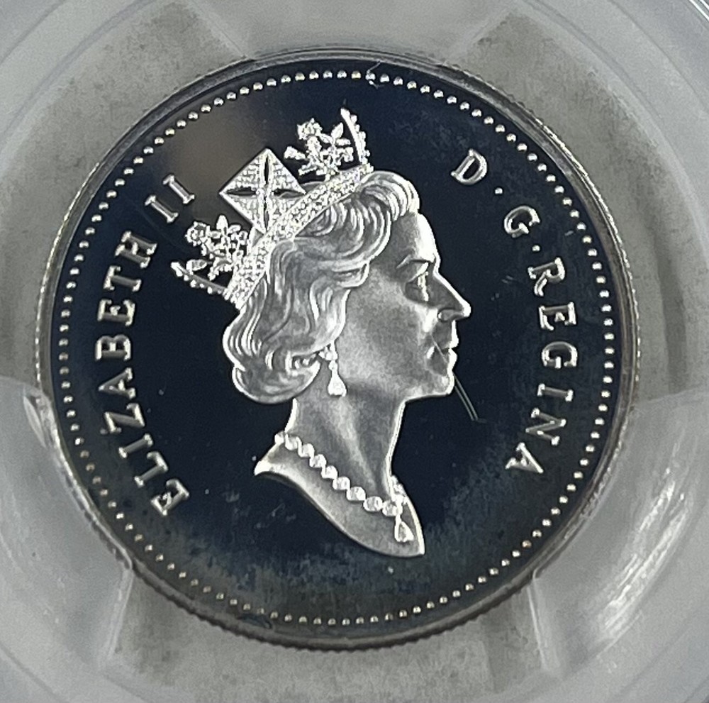 1996 50C PCGS PRR68DCAM Canada Bear Cubs