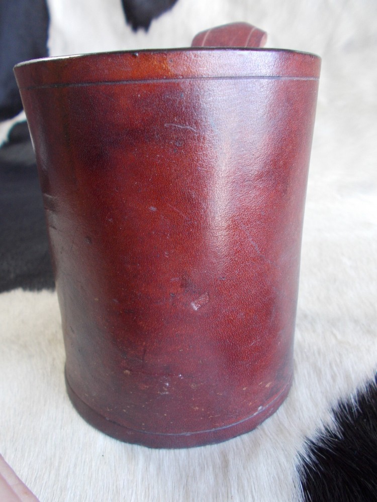 Leather Mug HAND MADE in U.S.A.