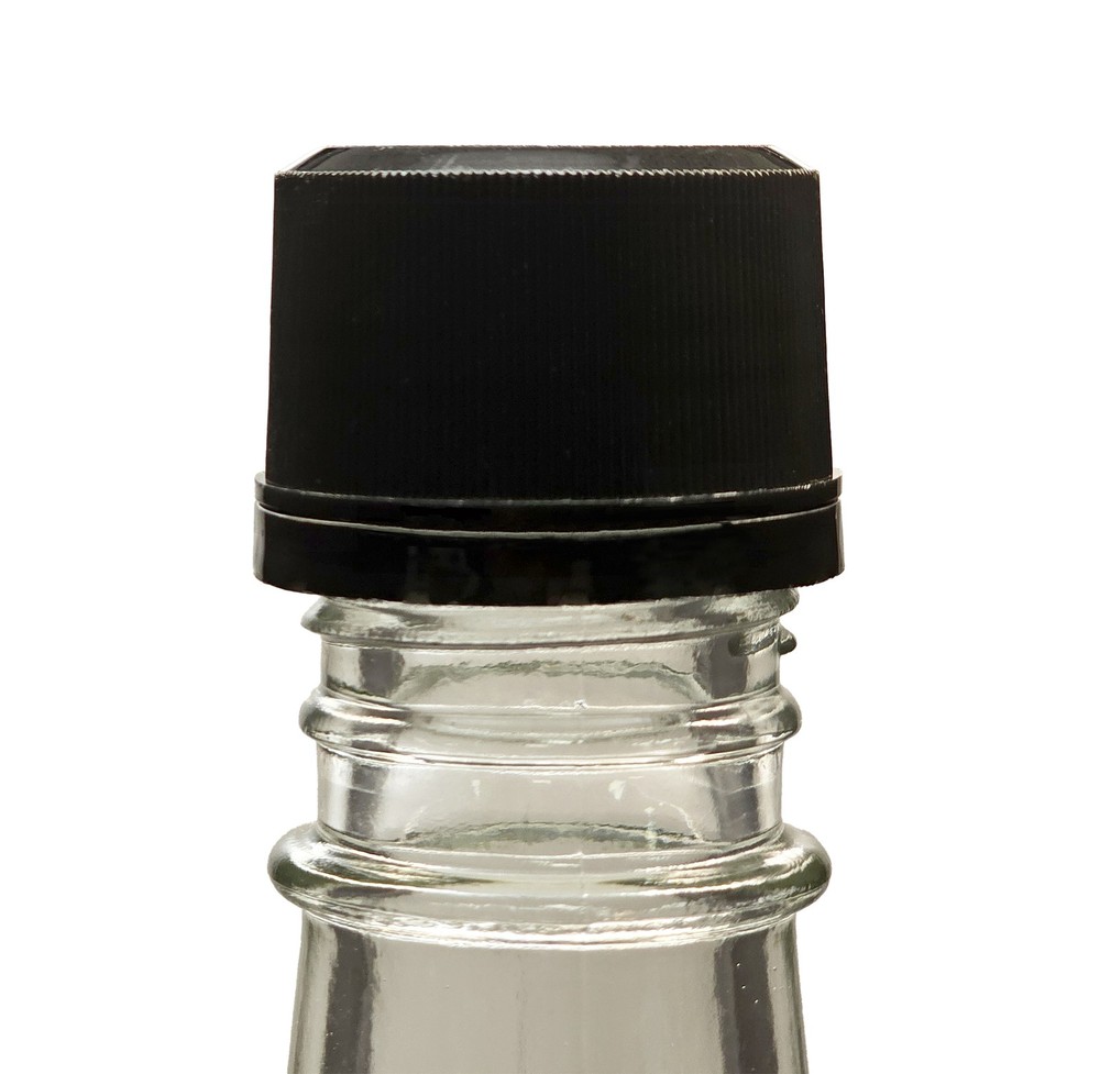 Home Brew Ohio 1.75 Liter Classic Handled Flint Liquor Bottle w 33mm Cap