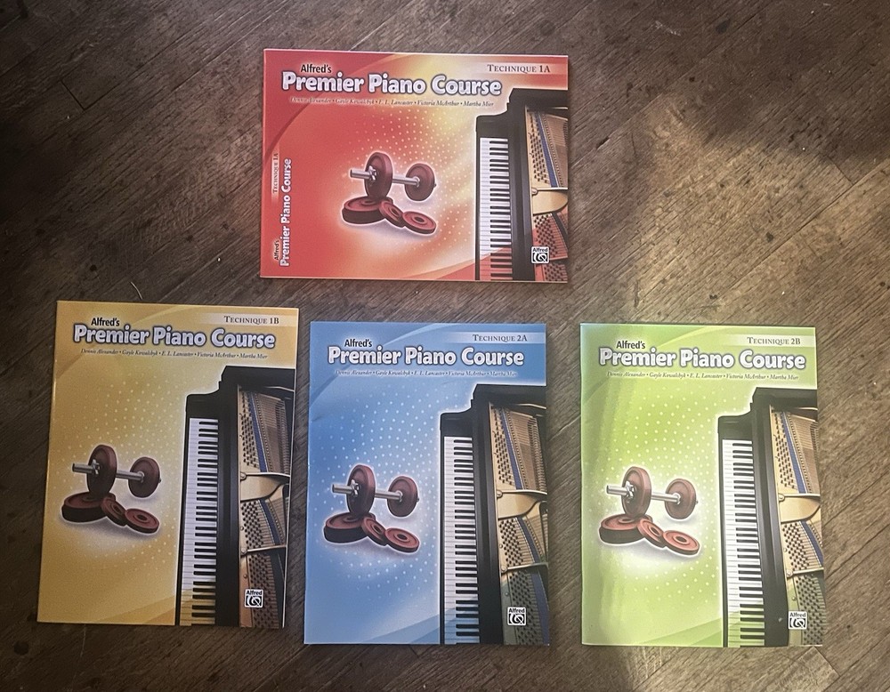 Alfred’s Premier piano course. Technique Series 4 Book Set