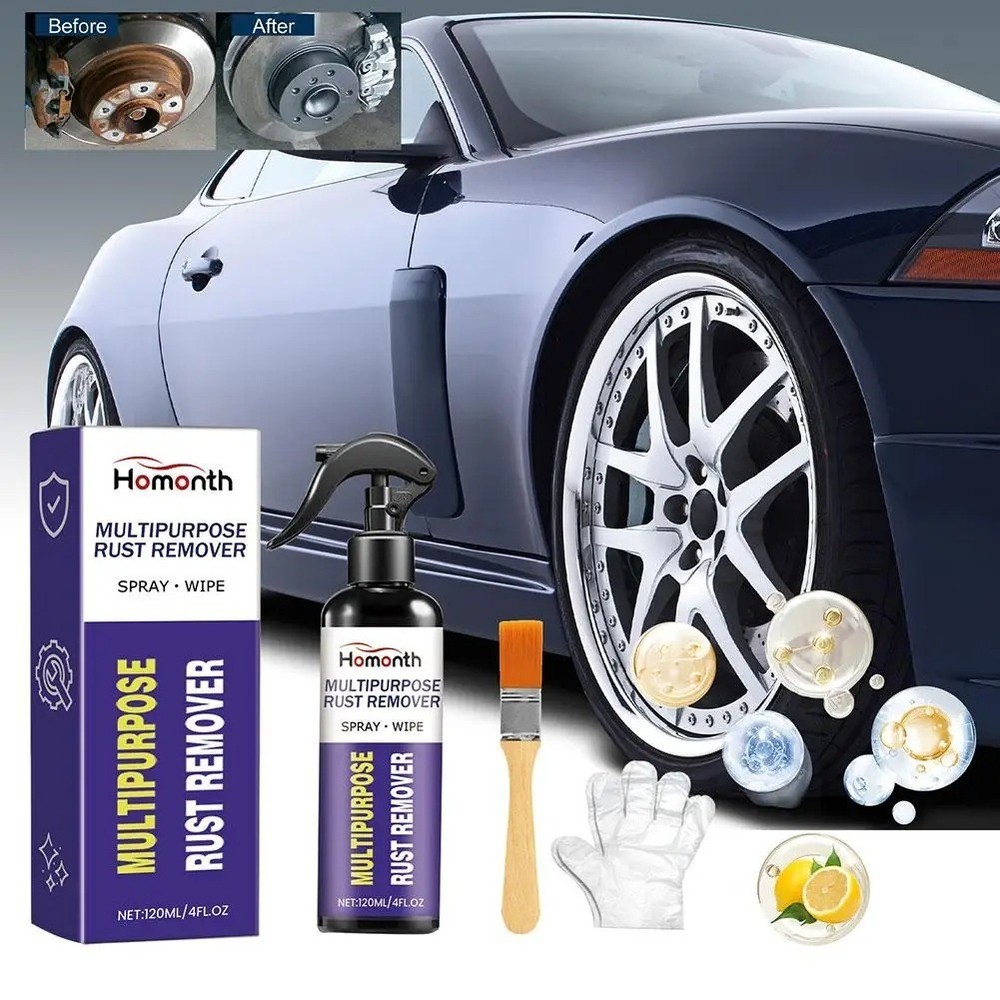 Multi-purpose Car Rust Removal Spray Rust Remover Rust Inhibitor Derusting |us~