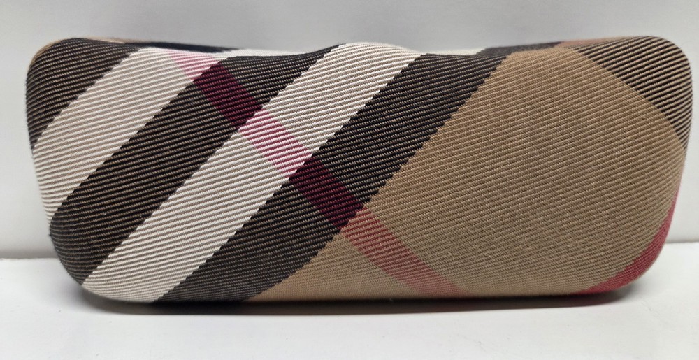 Burberry Nova Plaid Glasses Case Hard Clamshell Small