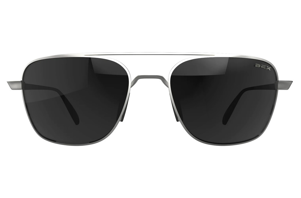 BEX Sunglasses Mach (Matte Silver/Gray) S115MSG