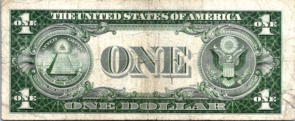 1935-E $1 Silver Certificate Star Note Fr. 1614* F-VF