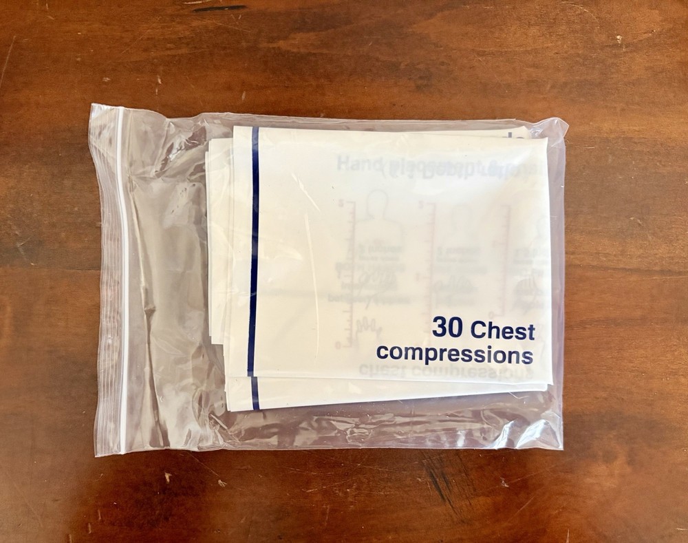 Skillssist CPR Saver Training Kit, Hands Only Trainer