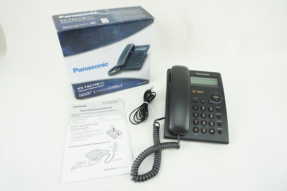 Panasonic KXTSC11B Caller ID Corded  Telephone System