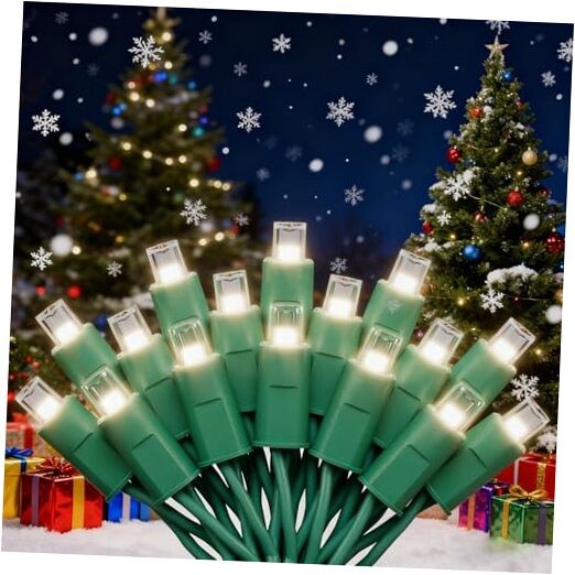 5MM Christmas String Lights (), Mini LED String 25FT Warm White - Steady