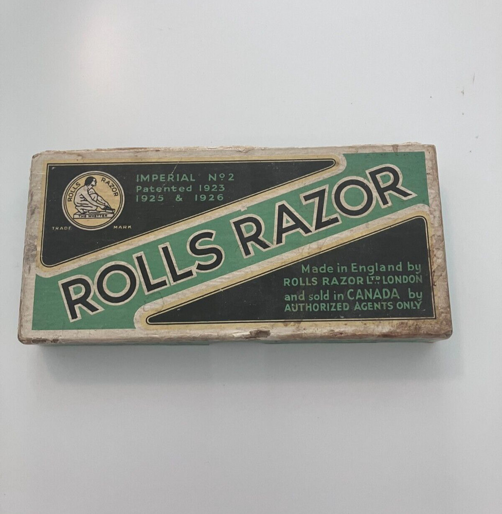 Rolls Razor Imperial No 2 in Original Box, box lid missing one side.