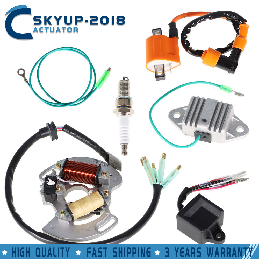 Ignition Spark Plug CDI Regulator & Stator For Yamaha Blaster 200 YFS200 97-2001