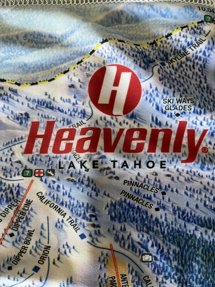 Tahoe Trail Map Neck  Warmer By Black Strap RETRO