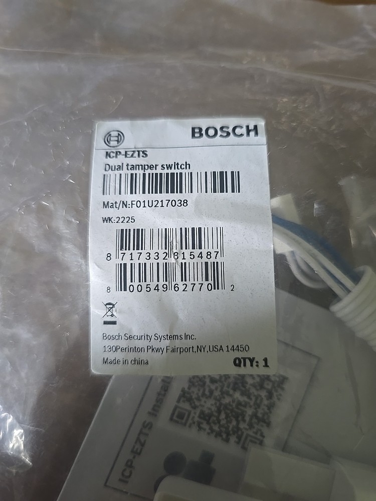 Bosch ICP-EZTS DUAL TAMPER SWITCH